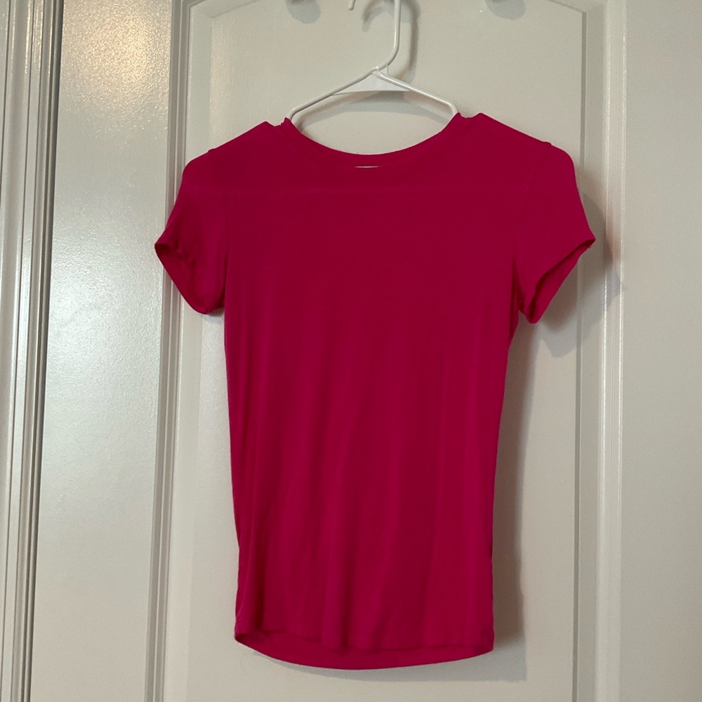 Vibrant Fuchsia Short Sleeve Tee